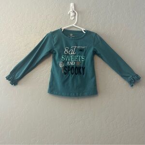 ⭐️Amazon unique baby long sleeve halloween eat sweets be spooky tshirt size 3t